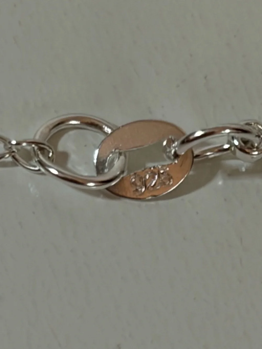 Coach Pink Enamel Crystal Flower Mini Pendant .925 Sterling Necklace NWOT